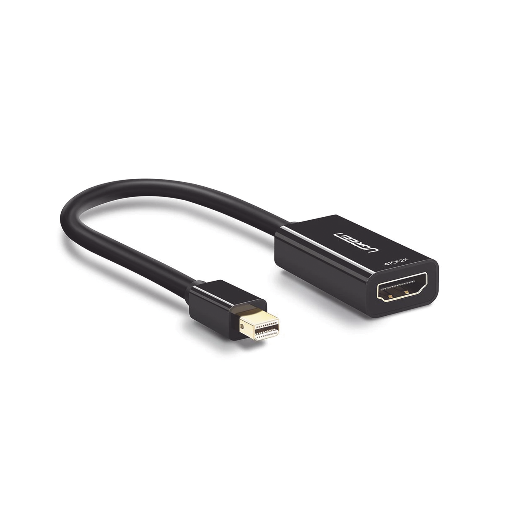Convertidor Mini Display Port a HDMI / 4K@30Hz / Thunderbolt / Blindaje interno múltiple / Carcasa ABS / Longitud de 25 cm Convertidor Mini Display Port a HDMI / 4K@30Hz / Thunderbolt / Blindaje interno múltiple / Carcasa ABS / Longitud de 25 cm